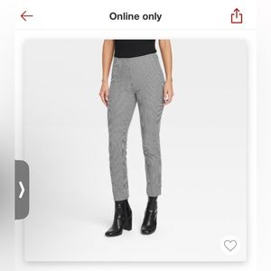 A New Day Plaid High Rise Ankle Pants